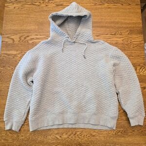ZYIA Gray Quilted Hoodie